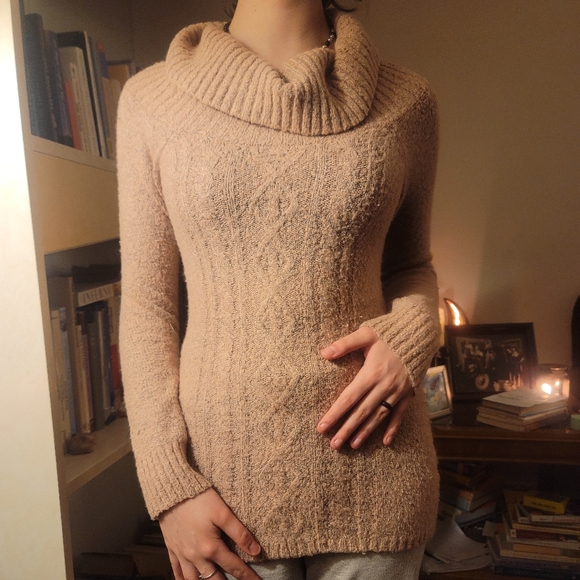 Almost Famous Cowl or Off Shoulder Sweater - Picture 2 of 6